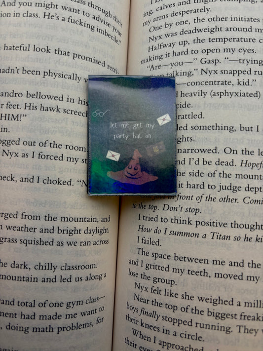 Party Sorting Hat Magnetic Bookmark