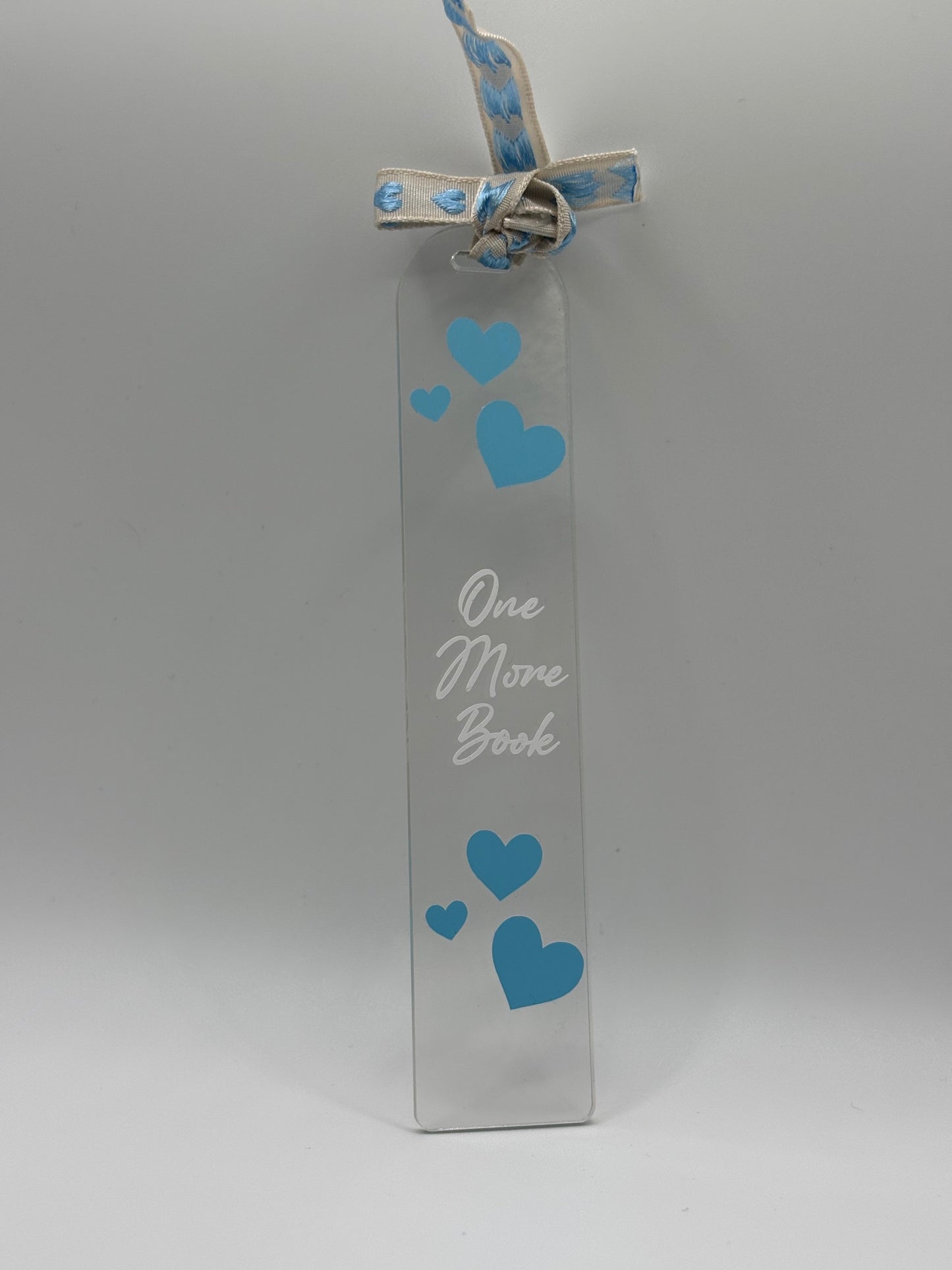 Blue Acrylic Bookmark
